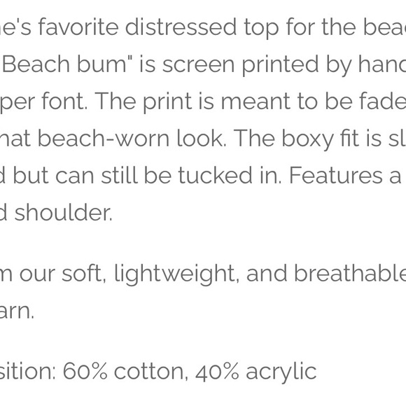 Wooden Ships Beach Bum NWT khaki loose knit boho chic summer sweater size X/L 🌞 - Picture 5 of 9